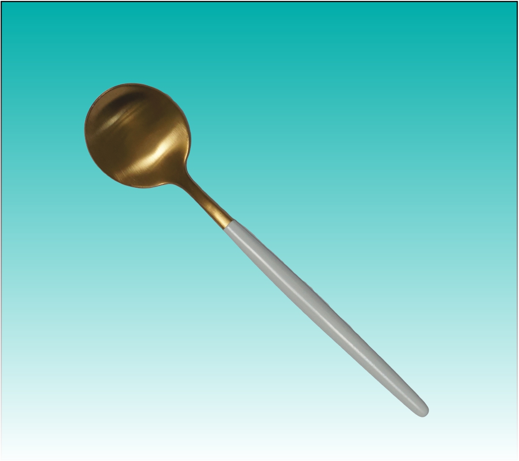 Vorspeisen-/ Dessertlöffel "Asia Gold/White"